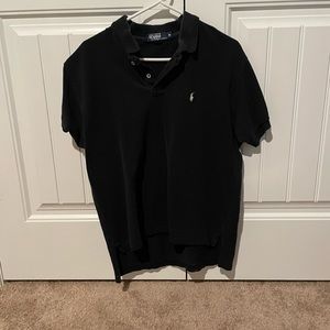 Medium black polo shirt